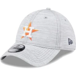 Men's Houston Astros New Era Gray Speed 39THIRTY Flex Hat