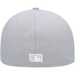 Men's Houston Astros New Era Gray White Logo 59FIFTY Fitted Hat -NEW ERA Sales Store mens new era gray houston astros white logo 59fifty fitted hat pi4208000 altimages ff 4208677 6421f6deae50d676adbealt4 full