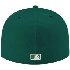 Men's Atlanta Braves New Era Green White Logo 59FIFTY Fitted Hat -NEW ERA Sales Store mens new era green atlanta braves white logo 59fifty fitted hat pi4208000 altimages ff 4208697 93d17f3a21d5236573e4alt4 full