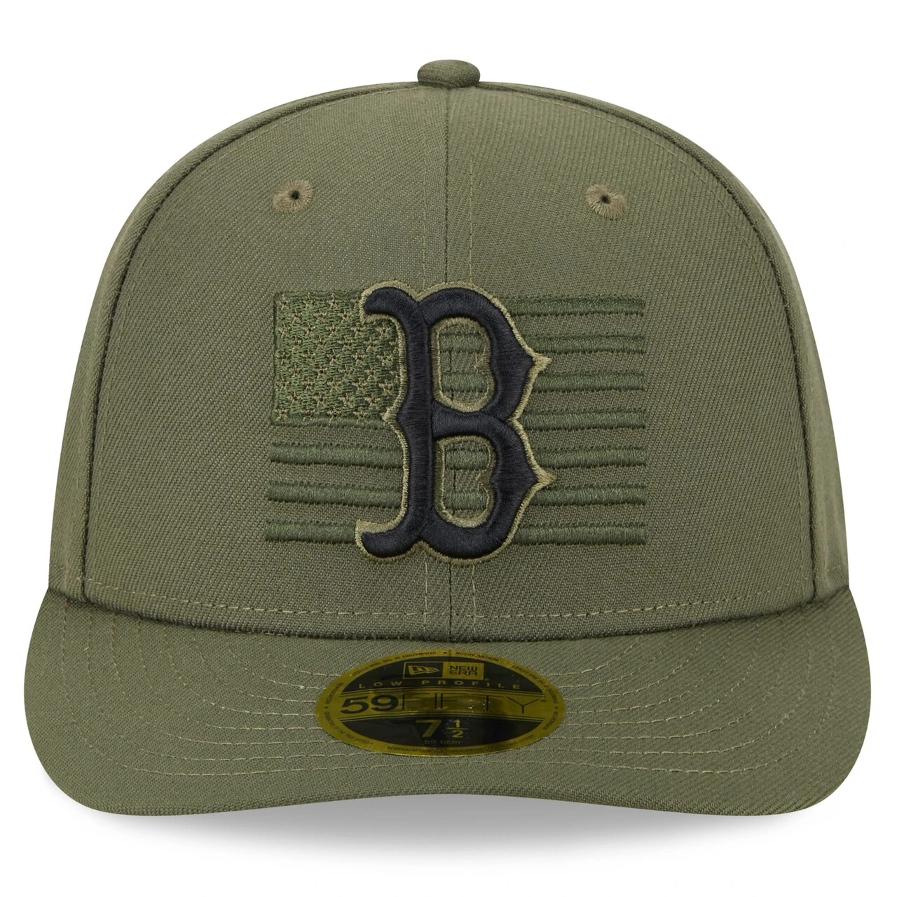 Men's Boston Red Sox New Era Green 2023 Armed Forces Day Low Profile 59FIFTY Fitted Hat 2 Men's Boston Red Sox New Era Green 2023 Armed Forces Day Low Profile 59FIFTY Fitted Hat - Image 2