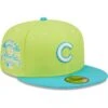 Men's Chicago Cubs New Era Green 1990 MLB All-Star Game Cyber Vice 59FIFTY Fitted Hat