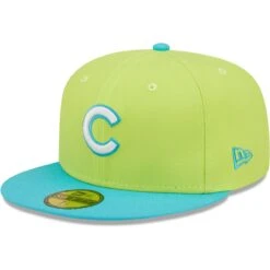 Men's Chicago Cubs New Era Green 1990 MLB All-Star Game Cyber Vice 59FIFTY Fitted Hat -NEW ERA Sales Store mens new era green chicago cubs 1990 mlb all star game cyber vice 59fifty fitted hat pi4691000 altimages ff 4691606 46a8c25c82982e230ba2alt3 full