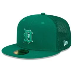 Men's Detroit Tigers New Era Green 2022 St. Patrick's Day 59FIFTY Fitted Hat