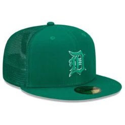 Men's Detroit Tigers New Era Green 2022 St. Patrick's Day 59FIFTY Fitted Hat -NEW ERA Sales Store mens new era green detroit tigers 2022 st patricks day 59fifty fitted hat pi4418000 altimages ff 4418185 4764430ff16d34bf4572alt3 full