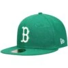 Men's Boston Red Sox New Era Kelly Green White Logo 59FIFTY Fitted Hat