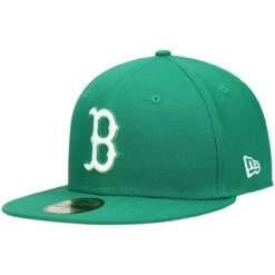Men's Boston Red Sox New Era Kelly Green White Logo 59FIFTY Fitted Hat