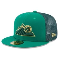 Men's Colorado Rockies New Era Kelly Green 2023 St. Patrick's Day 59FIFTY Fitted Hat