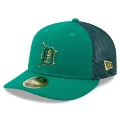 Men's Detroit Tigers New Era Kelly Green 2023 St. Patrick's Day Low Profile 59FIFTY Fitted Hat
