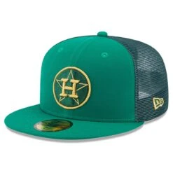 Men's Houston Astros New Era Kelly Green 2023 St. Patrick's Day 59FIFTY Fitted Hat
