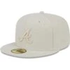 Men's Atlanta Braves New Era Khaki Tonal 59FIFTY Fitted Hat