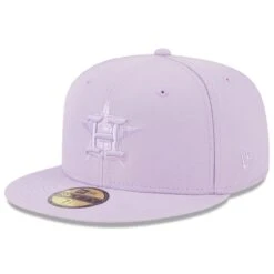 Men's Houston Astros New Era Lavender 2023 Spring Color Basic 59FIFTY Fitted Hat