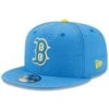 Men's Boston Red Sox New Era Light Blue 2021 City Connect 9FIFTY Snapback Adjustable Hat