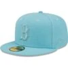 Men's Boston Red Sox New Era Light Blue Color Pack 59FIFTY Fitted Hat