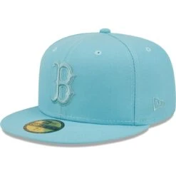 Men's Boston Red Sox New Era Light Blue Color Pack 59FIFTY Fitted Hat