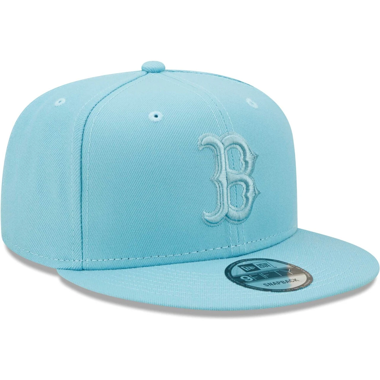 Men's Boston Red Sox New Era Light Blue Color Pack Tonal 9FIFTY Snapback Hat - Image 3
