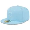 Men's Chicago Cubs New Era Light Blue 2023 Spring Color Basic 59FIFTY Fitted Hat