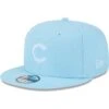 Men's Chicago Cubs New Era Light Blue Spring Color Basic 9FIFTY Snapback Hat