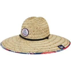 Men's Atlanta Braves New Era Natural 2023 Spring Training Floral Straw Hat