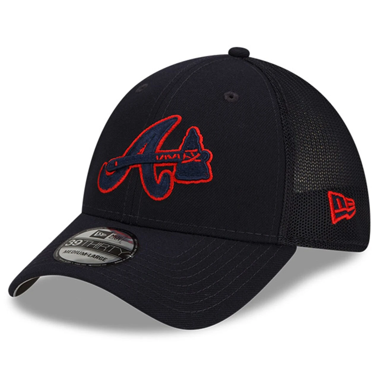 Men's Atlanta Braves New Era Navy 2023 Batting Practice 39THIRTY Flex Hat 1 Men's Atlanta Braves New Era Navy 2023 Batting Practice 39THIRTY Flex Hat