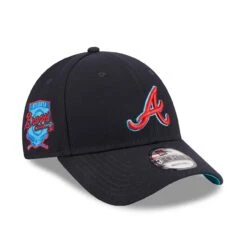 Men's Atlanta Braves New Era Navy 2023 MLB Father's Day 9FORTY Adjustable Hat