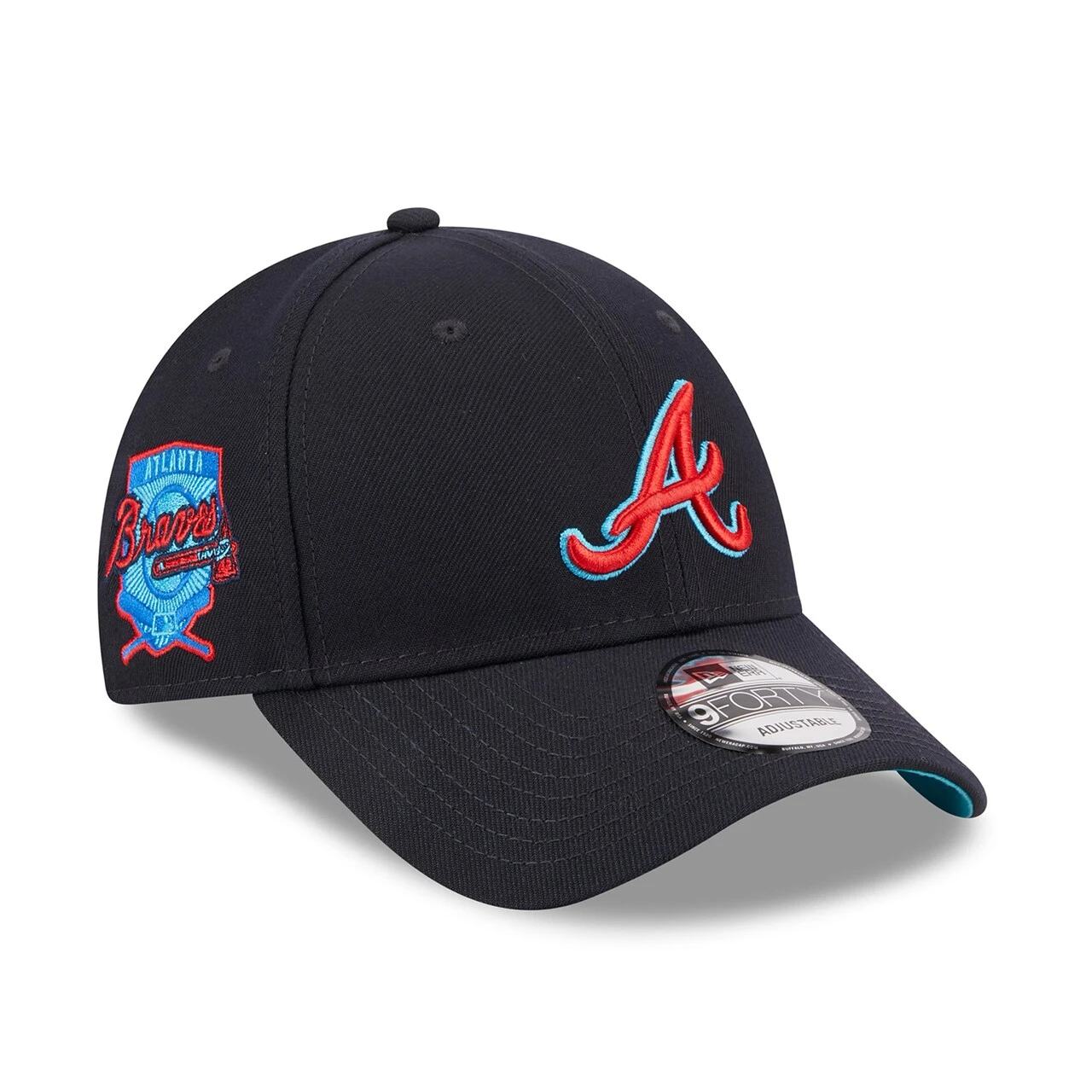 Men's Atlanta Braves New Era Navy 2023 MLB Father's Day 9FORTY Adjustable Hat 1 Men's Atlanta Braves New Era Navy 2023 MLB Father's Day 9FORTY Adjustable Hat