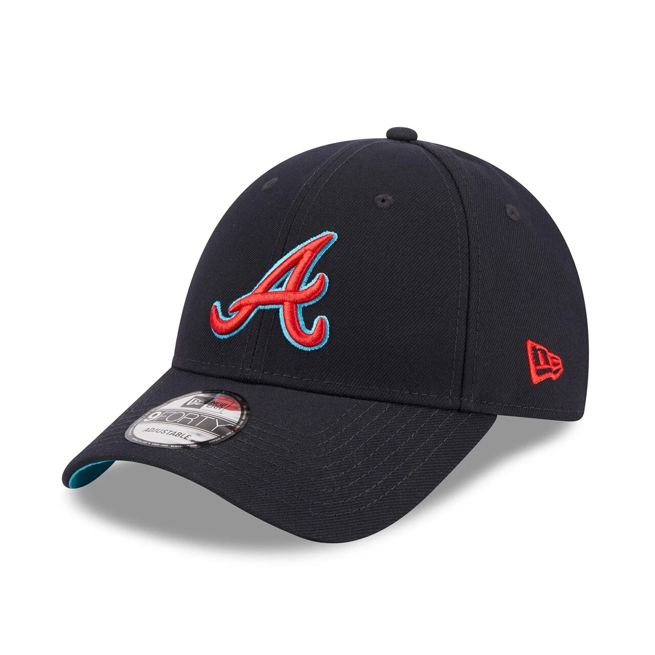 Men's Atlanta Braves New Era Navy 2023 MLB Father's Day 9FORTY Adjustable Hat 3 Men's Atlanta Braves New Era Navy 2023 MLB Father's Day 9FORTY Adjustable Hat - Image 3
