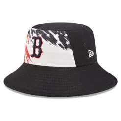 Men's Boston Red Sox New Era Navy 2022 4th Of July Bucket Hat