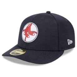 Men's Boston Red Sox New Era Navy 2023 Clubhouse Low Profile 59FIFTY Fitted Hat