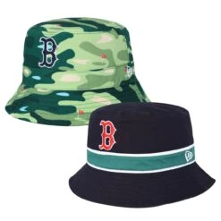 Men's Boston Red Sox New Era Navy Reverse Bucket Hat