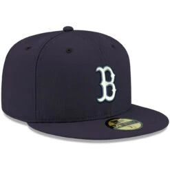 Men's Boston Red Sox New Era Navy White Logo 59FIFTY Fitted Hat -NEW ERA Sales Store mens new era navy boston red sox white logo 59fifty fitted hat pi4208000 altimages ff 4208784 2bdfe5bc680d377569c3alt3 full