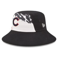 Men's Chicago Cubs New Era Navy 2022 4th Of July Bucket Hat