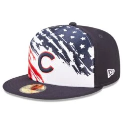 Men's Chicago Cubs New Era Navy 2022 4th Of July On-Field 59FIFTY Fitted Hat