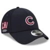 Men's Chicago Cubs New Era Navy 4th Of July 9FORTY Snapback Adjustable Hat