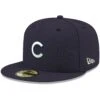 Men's Chicago Cubs New Era Navy White Logo 59FIFTY Fitted Hat