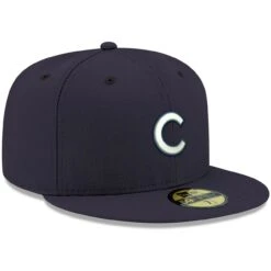 Men's Chicago Cubs New Era Navy White Logo 59FIFTY Fitted Hat -NEW ERA Sales Store mens new era navy chicago cubs white logo 59fifty fitted hat pi4208000 altimages ff 4208782 79a7efcb2baa4f492391alt3 full