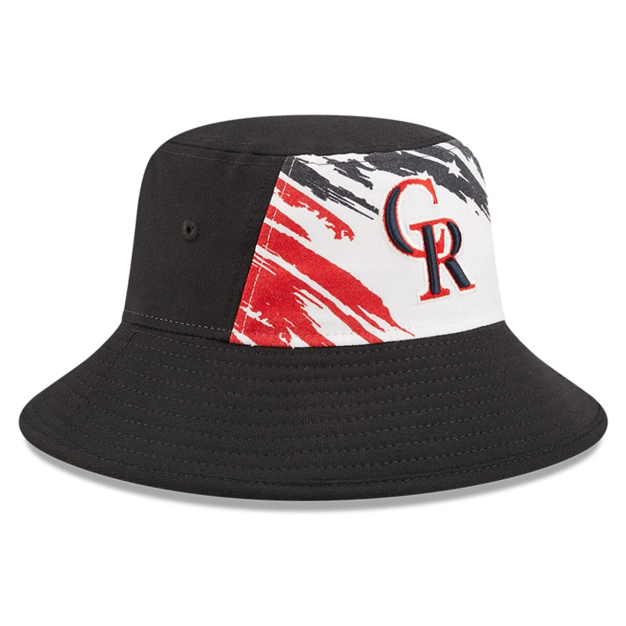 Men's Colorado Rockies New Era Navy 2022 4th Of July Bucket Hat - Image 3