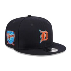 Men's Detroit Tigers New Era Navy 2023 MLB Father's Day 9FIFTY Snapback Hat