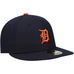 Men's Detroit Tigers New Era Navy Authentic Collection On-Field Road Low Profile 59FIFTY Fitted Hat -NEW ERA Sales Store mens new era navy detroit tigers authentic collection on field road low profile 59fifty fitted hat pi4638000 altimages ff 4638422 a06f795480e02e35634aalt3 full