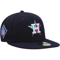 Men's Houston Astros New Era Navy 2017 World Series Polar Lights 59FIFTY Fitted Hat