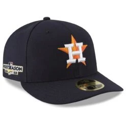 Men's Houston Astros New Era Navy 2022 Postseason Side Patch Low Profile 59FIFTY Fitted Hat