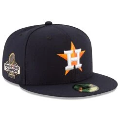 Men's Houston Astros New Era Navy 2022 World Series Champions Home Side Patch 59FIFTY Fitted Hat