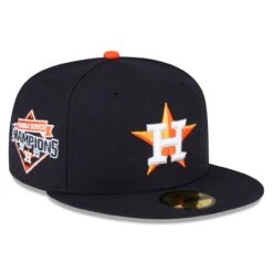 Men's Houston Astros New Era Navy 2022 World Series Champions Sidepatch 59FIFTY Fitted Hat