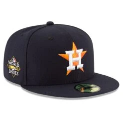Men's Houston Astros New Era Navy 2022 World Series Side Patch 59FIFTY Fitted Hat
