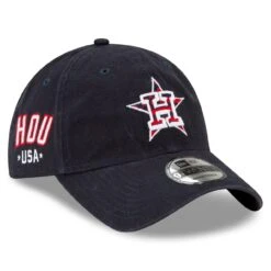 Men's Houston Astros New Era Navy 4th Of July 9TWENTY Adjustable Hat