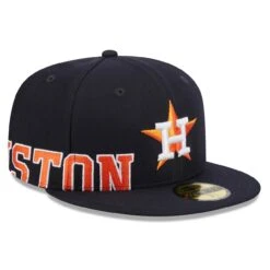 Men's Houston Astros New Era Navy Arch 59FIFTY Fitted Hat