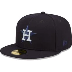 Men's Houston Astros New Era Navy Monochrome Camo 59FIFTY Fitted Hat