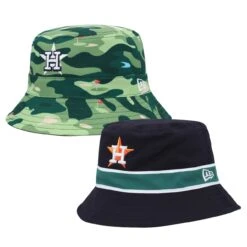 Men's Houston Astros New Era Navy Reverse Bucket Hat
