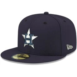 Men's Houston Astros New Era Navy White Logo 59FIFTY Fitted Hat