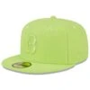 Men's Boston Red Sox New Era Neon Green 2023 Spring Color Basic 59FIFTY Fitted Hat