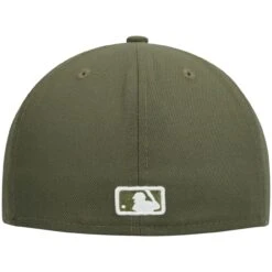 Men's Atlanta Braves New Era Olive White Logo 59FIFTY Fitted Hat 7 Men's Atlanta Braves New Era Olive White Logo 59FIFTY Fitted Hat -NEW ERA Sales Store mens new era olive atlanta braves white logo 59fifty fitted hat pi4208000 altimages ff 4208678 81ec770f7c678401f758alt4 full